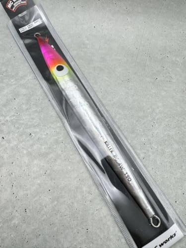 MCワークスMC WORKS キラージグ4W Ⅳワイド 190g ピンクヘッドシルバー ジギング青物オフショアヒラマサブリカンパチ 1枚目