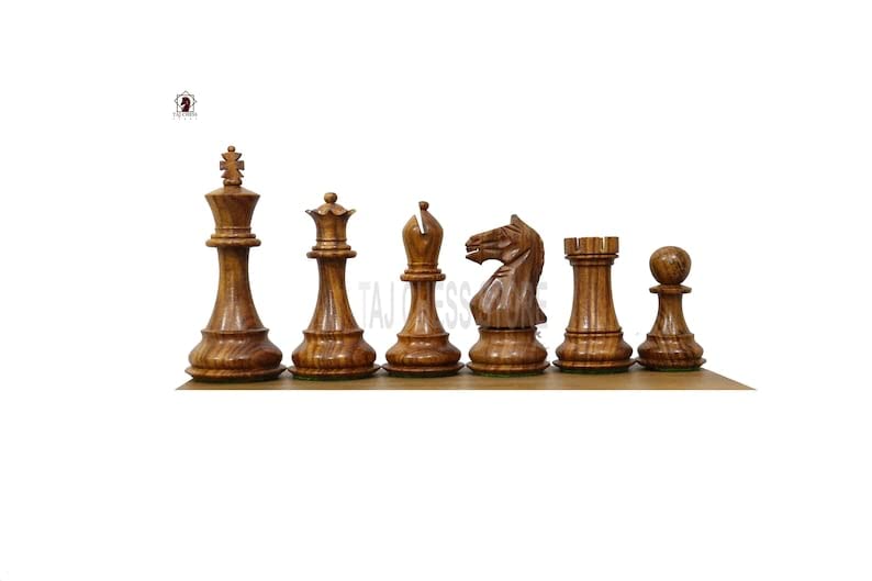 Jeu d'échecs de collection en bois lesté : le cadeau idéal pour lui - 2