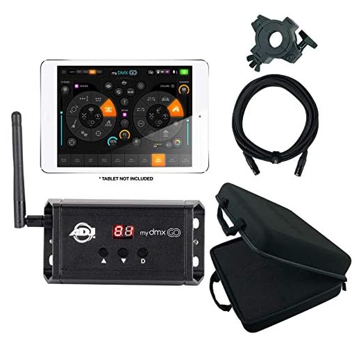 American DJ myDMX Go Wireless Lighting Control App and Case Package