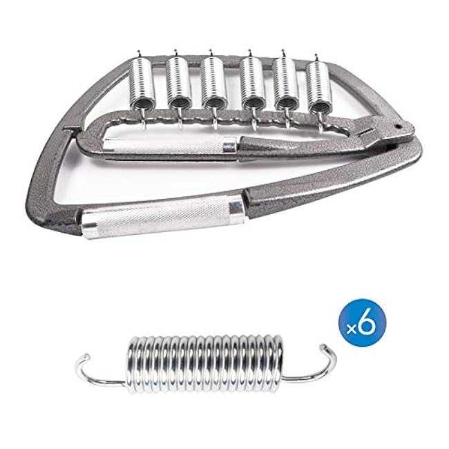 Professional Hand Grip Strengthener 200lbs-1200lbs, No Slip Metal Adjustable Heavy-Duty Finger Stretcher with Carry Bag,Weighted Great Wrist & Forearm Exercise, Arm Strength Builder, for Home Office &