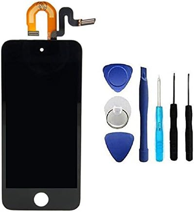 Tianfangjin Full Screen Replacement for iPod Touch 6 6th iPod Touch 5 5th LCD Screen The Whole Display Assembly + Repair Tools (Black)