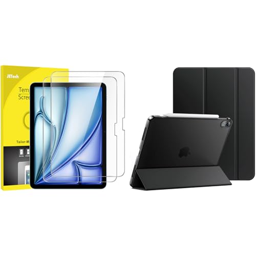 Funda y protector de pantalla JETech para iPad Air 11 (2024-2026) ultra resistente