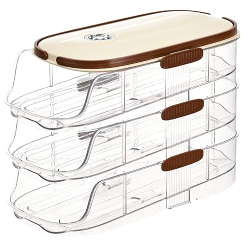 Erogatore di uova per frigorifero griglia per uova - Organizer per uova per frigorifero | multifunzionale per uova organizzatore rotanti per frigorifero cucina armadio