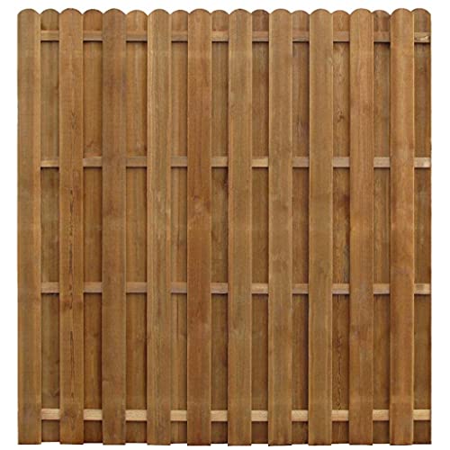 vidaXL Kiefer Sichtschutzzaun 170x170 cm Gartenzaun Dichtzaun Zaun Holzzaun