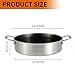 DELARLO Tri-Ply Stainless Steel 5.5QT Saute Pan With Lid Nonstick 12 Inch Deep Frying Pan Double handle, Induction Large Skillet Cooker Pan Dishwasher & Oven Safe