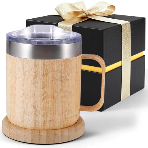 HottKiiper Gifts for Women Men, Heated Coffee Mug Up to 149&deg;F, Ideal Gifts for Christmas, Birthday...