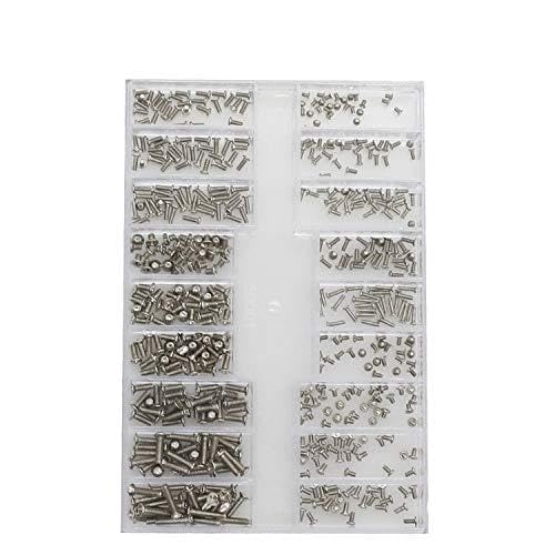 BGTR Vis 18 500 pièces à vis Types Mini Kit Vis Bricolage Ordinateur Portable Assemblez Vis de réparation Vis Fastener Set Vis (Color : I)