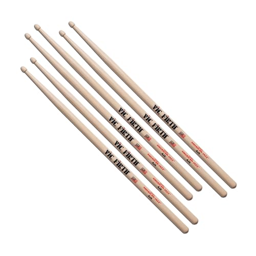Vic Firth American Jazz 5 �h�����X�e�B�b�N AJ5 - 3�y�A�p�b�N�AVIC-3XAJ5