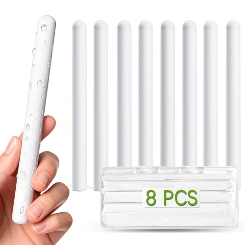 Image of 8Pcs Diatom Drying Rod Stick for Toys，Reusable,Toy Drying Stick,Gifts Deodorizing, Desiccant Absorbent Stick Moisture Absorbent Stick Moisture for Closet, Shoe Cabinet,Quick Drying Moisture Absorber