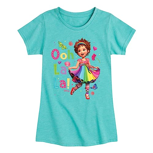 Disney - Fancy Nancy - Rainbow Dress - Toddler and Youth Girls Short Sleeve Graphic T-Shirt