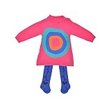 prada perfume babylon AGATHA RUIZ DE LA PRADA Agatha Ruiz De La Prada Baby 2tlg. Set Baby Strickkleid & Strumpfhose, Mädchen Outfit, CANICAS 9231W15, Fuchsia, 18M (80cm)