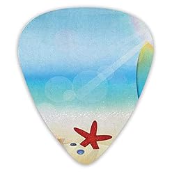 Choix de guitare Lunettes de soleil de plage d’été Planche de surf d’été Pics de guitare de jour 12 paquets – Variété de… - Les Beatles, Paul McCartney, John Lennon, RIngo Starr, George Harrison
