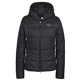 adidas jacke kapuze schwarz weiß 3-Streifen auf den Ärmeln adidas Damen Slim Jacke, Black, D34