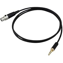 3.5mm Jack to 3Pin Mini XLR Female for BM800 PC Headphone Mixer Microphone Stereo Camera Amplifier 0.5M