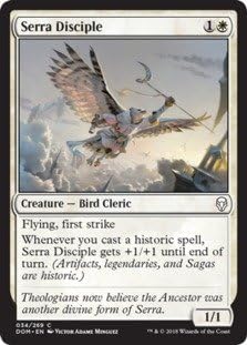 Serra Disciple - Foil - Dominaria