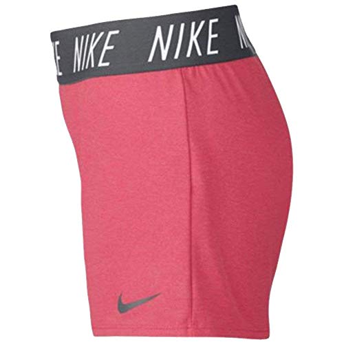 Nike Dry Girl's Dri-Fit Training Shorts Pink Grey 910252 823 (m)2