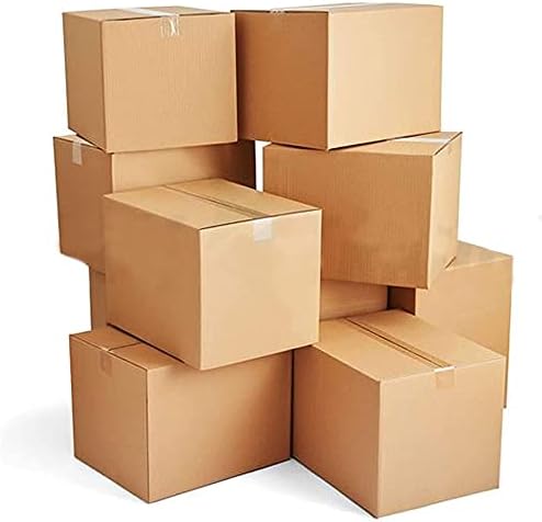 Strong Single Wall Medium Sized Brown Packing Cardboard Boxes (10 x ...