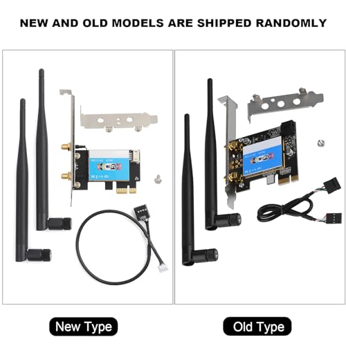 Adaptador WiFi PCIe SustVita de 433 Mbps con Bluetooth 4.0 para PC 5