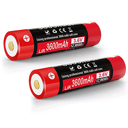 Rechargeable Battery 3.7V 3600mAh for Streamlight X Series Flashlights 2-Pack