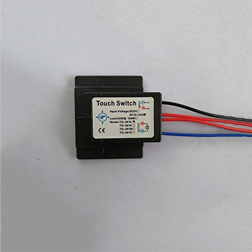 Taidacent Touch Sensor Switch For Bathroom Mirror Led Light Capacitive Touch Light Switch 12V24V Bathroom Smart Glass Capacitance Sensor Module #TOP4