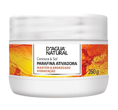 D'AGUA NATURAL Parafina Ativadora Cenoura E Sol 260 G