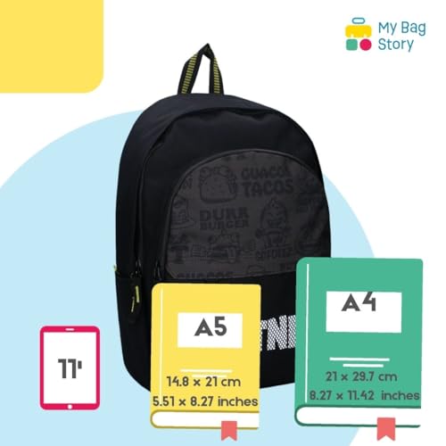 mybagstory Fortnite – plecak chłopięcy 45 x 29 x 14 cm – torba szkolna dla dzieci z 1 kieszenią na zamek błyskawiczny i przednią kieszenią – lekka torba CP CE1 CE2 – podstawowa torba szkolna Fortnite