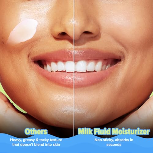 Aqualogica 5 Barrier+ Milk Fluid Moisturizer With Avocado & Ceramides|Lightweight Milk-Like Texture|Repairs & Strengthens Skin Barrier|48Hr Deep Moisturization, Quick Absorbing & Hydrating|70 Ml