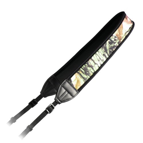 Foto&Tech Camouflage High Elastic Decompression Anti-Slip Neoprene Silicon Camera, Shoulder Grip Neck Strap Belt Compatible With Canon Nikon Sony Panasonic Fujifilm Olympus Pentax Sigma Dslr Slr Evil #TOP9