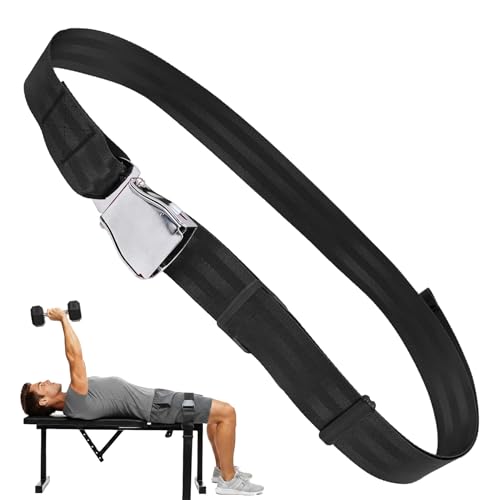 J Bryant Nordic Curl Bank Stabilisierungsgurt, Gym-Sicherheitsgurt-Design Körperfixierung mit Arretier-Schnalle, Verstellbarer Sicherheitsgurt für Sitz- & Krafttraining