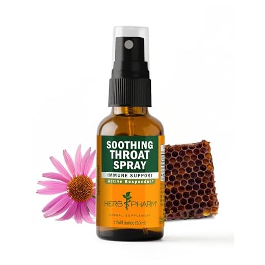 Herb Pharm Soothing Throat Spray Herbal Formula with Echinacea and Propolis, 1 Fl Oz (Pack of 1)