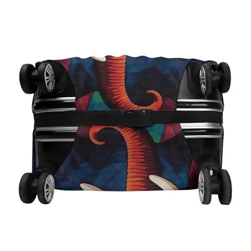 Housse de valise anti-poussière XL motif éléphant pour éviter les rayures en soute - 6