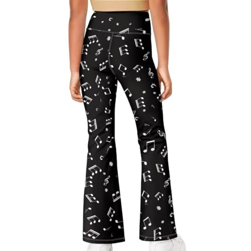 5-14t Bell Bottoms for Girls Cute Flare Leggings Slim Girls Yoga Pants4