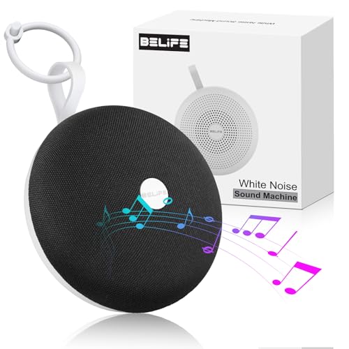 Baby White Noise Machine - 2024 New Portable Sound Machine for Baby Adult, Baby Sleep Soother with 30 Soothing Sounds & 16 Light, Noise Canceling for Office & Sleeping, Sound Therapy for Home, Travel