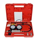  0-100PSI Doppel-Benzin-Gas-Zylinder-Kompressor-Mess Messer Test Druck-Kompressions Tester Leakage Diagnosewerkzeug