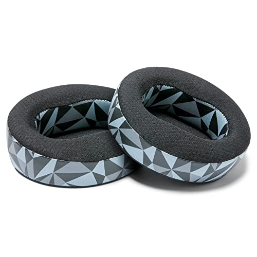 WC Freeze Maxwell - Cooling Gel Replacement Earpads for Audeze Maxwell Headphones by Wicked Cushions - Elevate Comfort, Durability, Thickness & Sound Isolation for Epic Gaming Sessions | Geo Grey by WC - Image 7
