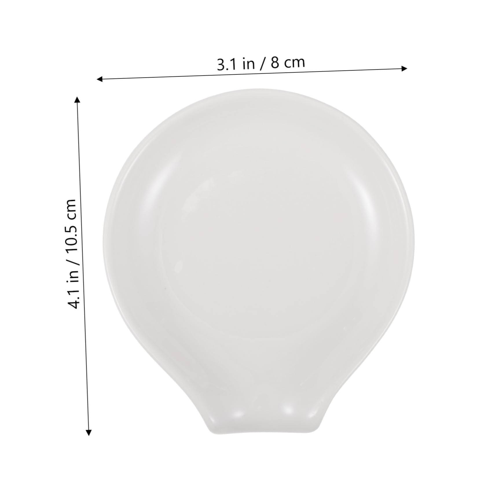 Alipis 4 piezas Soporte para Cucharas de Cerámica Reposacucharas de Cocina Resistente y Fácil de Limpiar para Mesa de Comedor y Utensilios de Cocina