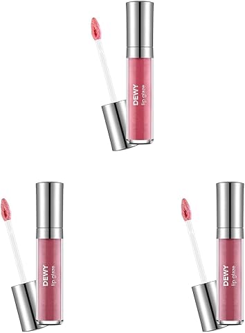 Flormar Dewy Lip Glaze Parlak & Dolgun Görünüm Veren Yapışmayan Dudak Parlatıcısı 026 PARTY GLOW (3 paketi)