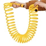Risveglio Tubo da giardino espandibile da 18 m, flessibile e retrattile, per lavaggio auto, irrigazione piante, resistente, giallo (10 metri)