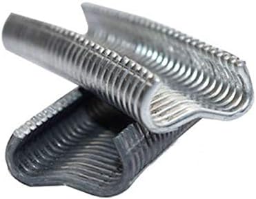 Hog Ring Plier Tool with 600 Pieces M Clips Staples Bird Chicken Mesh Cage Wire Fencing