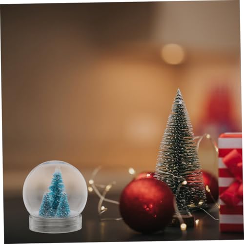Bola de nieve para manualidades de plástico transparente con tapa de rosca de 150 ml VILLCASE 8