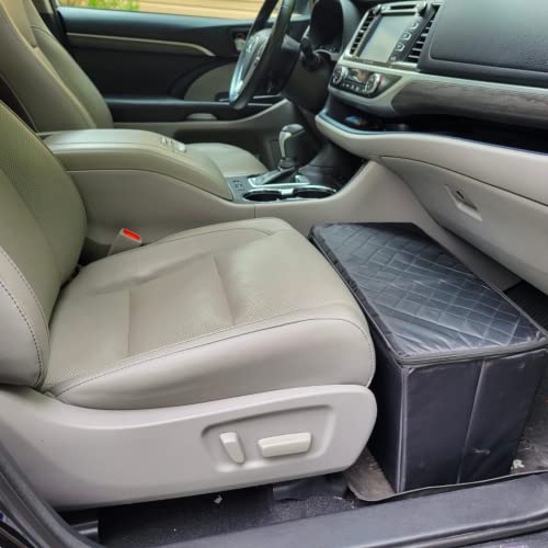 Front Seat Dog Extender and Car Storage | Prevents Your Dog from Falling Off The Front Seat While Driving | Dog Travel Accessories | Dog Car Accessories | Seat Extender for Dogs | Dog Platform - Thumbnail 6