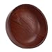 XHTLLO Professional Wooden Shaving Brush Bowl Mug for Shave Soap Cream with Rubber Wood Texture
