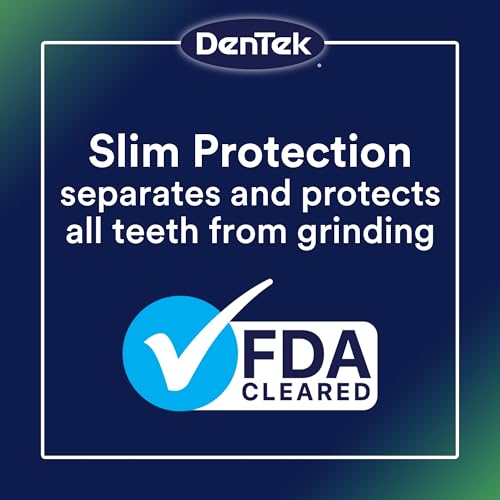DenTek Comfort-Fit Dental Guard, Mouth Guard for Grinding Teeth at Night, Pack of 2 Guards & 1 Storage Case