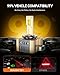 SEALIGHT D3S Bulbs, 6500K Cool White 45000 LM 10X Brightness HID Bulbs, 0.01S Instant Start 1:1 D3S Original HID Replacement 66340 42403 42302 Plug and Play Pack of 2