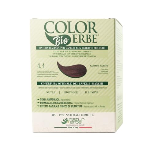 Tinte Color Hierbas Bio Castaño Cobrizo (4.4)