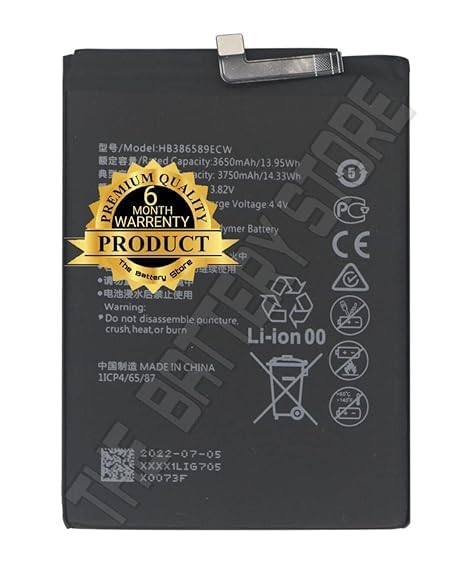 Image of Original HB386590ECW Battery for Honor 8X | / /9X Lite | Play /View 10 |Nova 3 | /Nova 4 | /P10 Plus | /Mate 20 Lite Battery with 6 Month Warranty**** (SEPAB2)