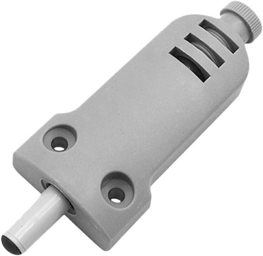 Door Close Damper Soft Close Buffer for Cabinet Wardrobe Cupboard Drawer, Silent ABS Plastic Door Closer with Strong Spring, for Easy Installation Hardware (Gray)