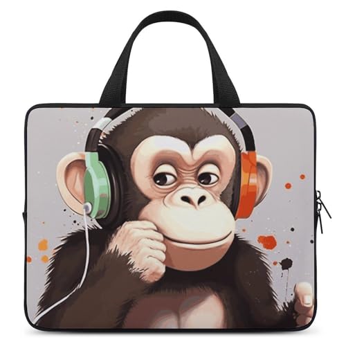 Housse tablette antichoc Music Monkey souple avec imprimé singe