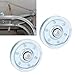 Industrial Garage Door Pulley Set, 3 Inch High Capacity Stationary Wheel Kit, Metal Construction with 200LB Load Rating