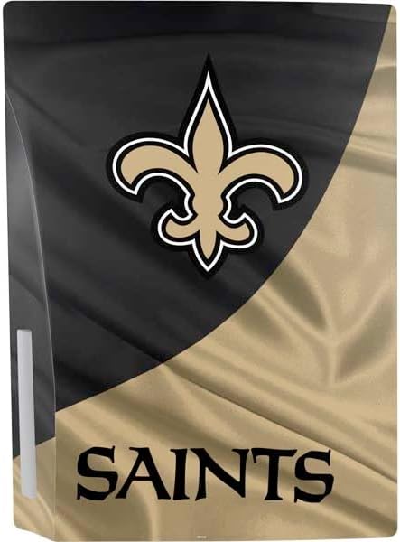 Skinit Decal Gaming Skin Compatible with PS5 Bundle - Officially Licensed NFL New Orleans Saints Design